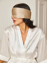 [Beige] SilkSilky  Eye Mask 007