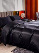 [Black] SilkSilky  Bedding Set 003