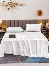 [White] SilkSilky  Bedding Set 002