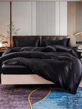 [Black] SilkSilky  Bedding Set 005