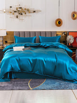 [Teal] SilkSilky  Bedding Set 002