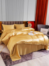 [Champagne] SilkSilky  Bedding Set 004