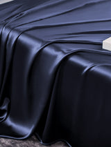 [Dark Blue] SilkSilky  Bedding Set 005