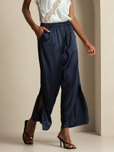 [Dark Blue] SilkSilky  Women's Pants 006