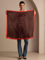 [Black Cherry] SilkSilky  Scarf 003