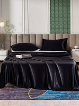 [Black] SilkSilky  Bedding Set 001