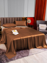 [Coffee] SilkSilky  Bedding Set 004
