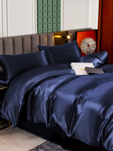 [Dark Blue] SilkSilky  Bedding Set 005