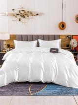 [White] SilkSilky  Bedding Set 002