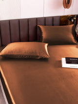 [Coffee] SilkSilky  Bedding Set 005