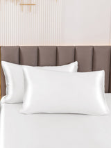 [White] SilkSilky  Pillowcases 001