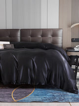 [Black] SilkSilky  Duvet Covers 001