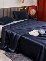 [Dark Blue] SilkSilky  Bedding Set 004