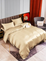 [Beige] SilkSilky  Bedding Set 003