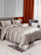 [Gray] SilkSilky  Bedding Set 002