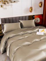 [Khaki] SilkSilky  Bedding Set 004