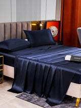 [Dark Blue] SilkSilky  Bedding Set 003