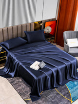 [Dark Blue] SilkSilky  Bedding Set 002
