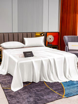 [White] SilkSilky  Bedding Set 003