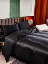 [Black] SilkSilky  Bedding Set 006