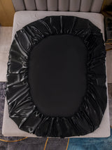 [Black] SilkSilky  Bedding Set 003