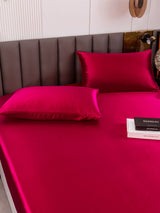 [Wine] SilkSilky  Bedding Set 006