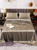 [Khaki] SilkSilky  Bedding Set 002