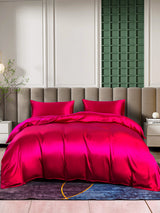 [Wine] SilkSilky  Bedding Set 005