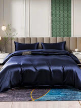 [Dark Blue] SilkSilky  Bedding Set 002