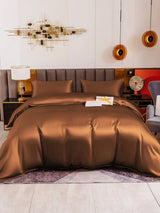 [Coffee] SilkSilky  Bedding Set 005