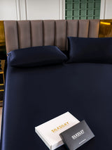 [Dark Blue] SilkSilky  Bedding Set 005
