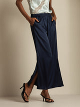[Dark Blue] SilkSilky  Women's Pants 001