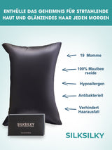 [Black] SilkSilky  Pillowcases 002