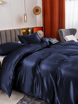 [Dark Blue] SilkSilky  Bedding Set 005