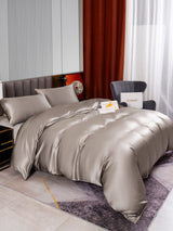 [Gray] SilkSilky  Bedding Set 004