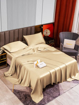 [Beige] SilkSilky  Bedding Set 002