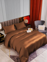 [Coffee] SilkSilky  Bedding Set 002