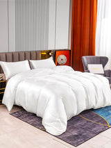 [White] SilkSilky  Bedding Set 002