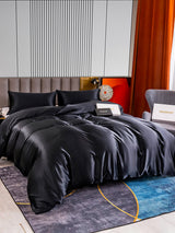 [Black] SilkSilky  Bedding Set 003