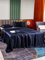 [Dark Blue] SilkSilky  Bedding Set 003