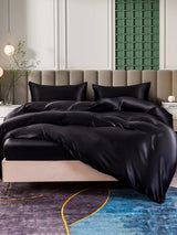[Black] SilkSilky  Bedding Set 005