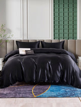 [Black] SilkSilky  Bedding Set 002