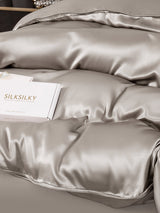 [Gray] SilkSilky  Bedding Set 006