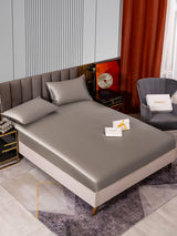 [Gray] SilkSilky  Bedding Set 002