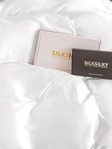 [White] SilkSilky  Duvet Covers 007