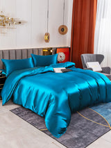 [Teal] SilkSilky  Bedding Set 003