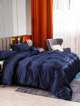 [Dark Blue] SilkSilky  Bedding Set 003