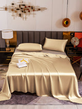 [Beige] SilkSilky  Bedding Set 002