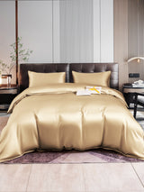 [Beige] SilkSilky  Bedding Set 001