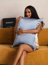 [Grayish Blue] SilkSilky  Pillowcases 006